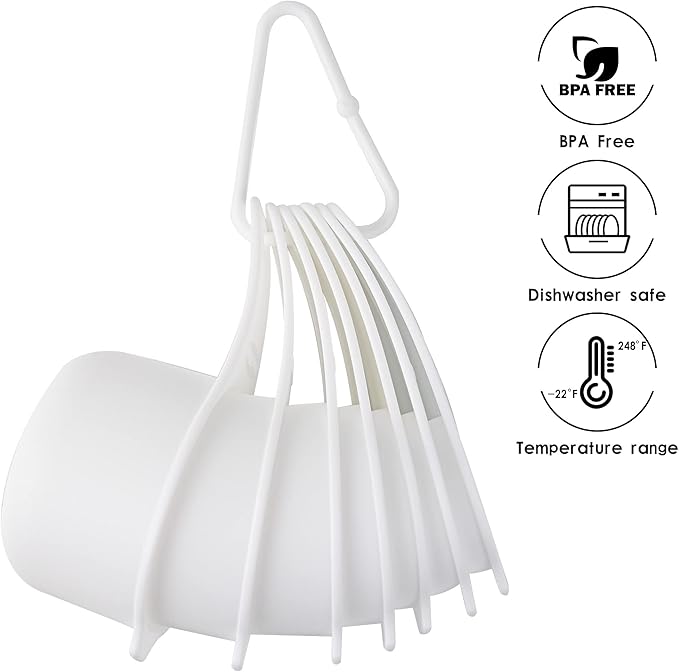 Plastic Measuring Cups and Spoons Set, White Dry Measuring cups Set with Spout and Leveler for Kitchen and Baking, BPA free and Dishwasher Safe, Nesting Measuring Cups Set 15