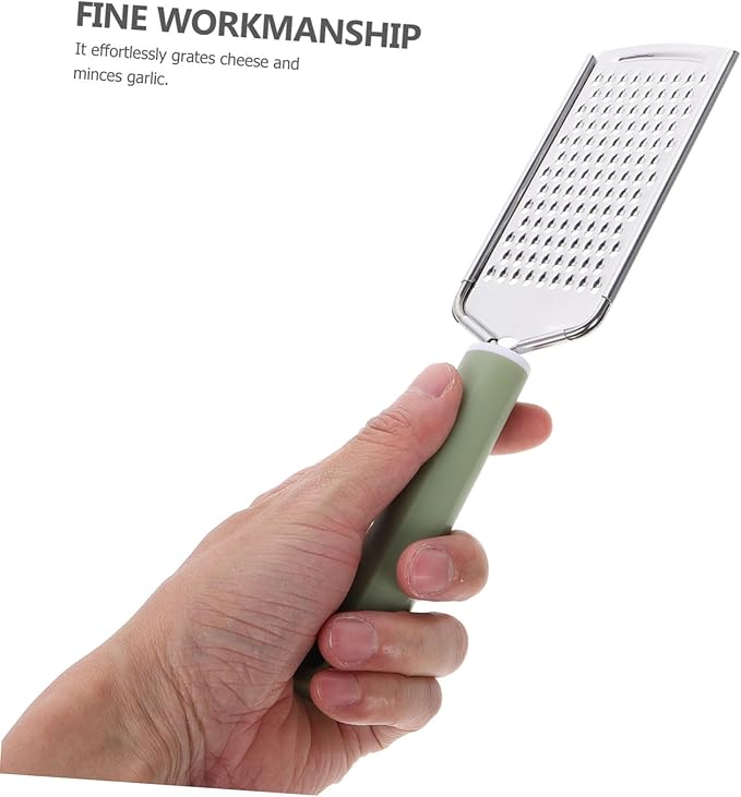 PRETYZOOM Stainless Steel Garlic Mincer Zester Efficient Grating Tool for Garlic Ginger Cheese and Vegetables Versatile Kitchen Utensil Easy to Clean Design