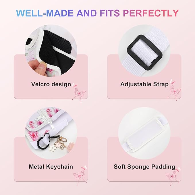 Water Bottle Carrier Bag for Stanley 40/30 oz Tumbler with Phone Pocket Neoprene Water Bottle Holder with Shoulder & Handheld Strap Stanley Cup Accessories