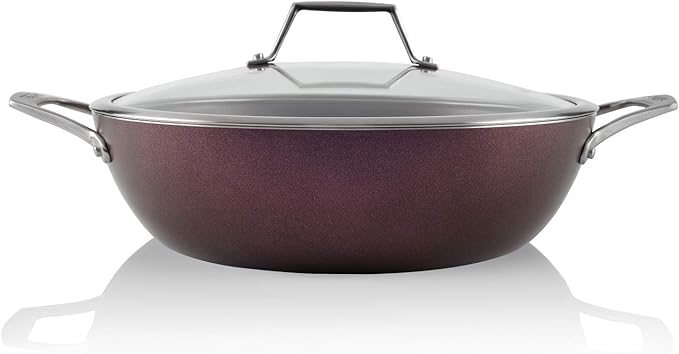 TECHEF - Art Pan Collection, 5 Qt / 12-in Nonstick All Purpose Chef Pan with Cover, Made in Korea (5-quart Chef Pan)