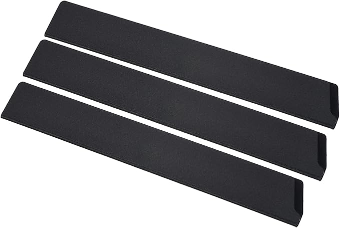 PATIKIL ABS Knife Cover Sleeves for 14" Kitchen Knife, 3 Pack Knives Edge Guard Blade Protector Universal Knife Sheath for Home Kitchen, Black