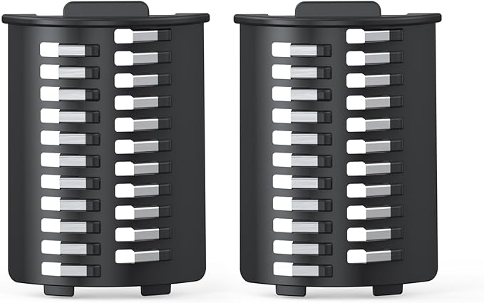 Electric Cheese Grater Attachments, 4 MM Shredding Blade, Thicker Julienne Strips Are Better For Stir-Frying, Chilling And Side Dishes (1 Pair)