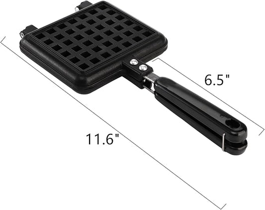 Dicunoy Pan Waffle Maker, Nonstick Belgian Waffle Skillet for Sandwiches