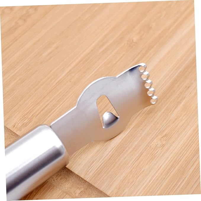 STOBAZA Fruit Peeler Knife Lemon Slicer Stainless Steel Lemon Zester Kitchen Tool Orange Citrus