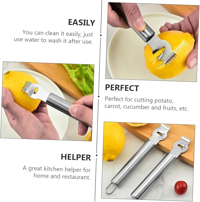 Ciieeo 3pcs Zester Grater Peeler for Fruits Cheese and Vegetables Ergonomic Grip Lightweight Kitchen Tools for Easy Storage and Versatile Cooking