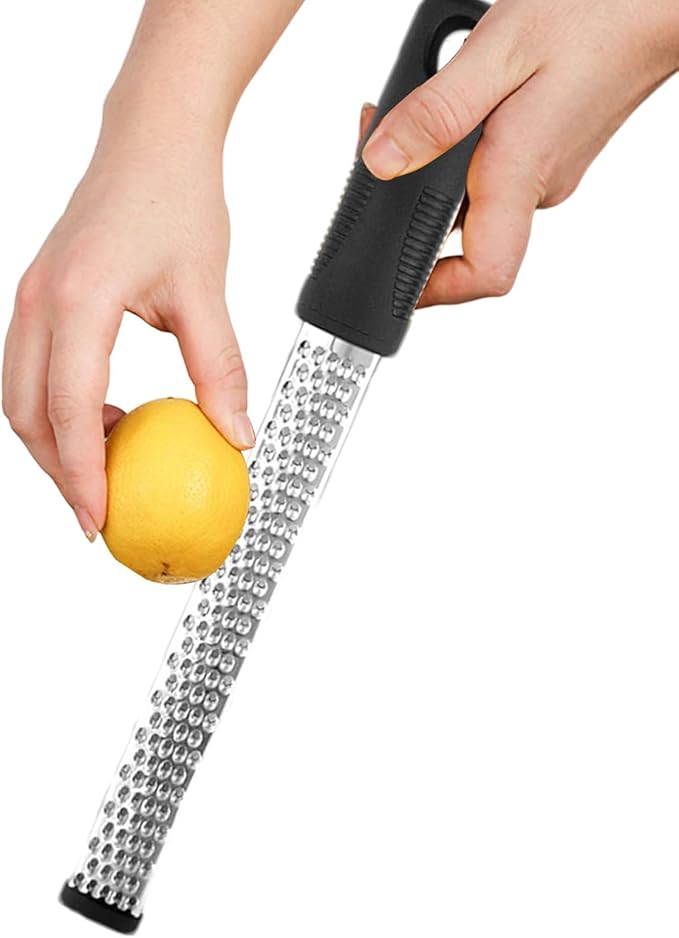 4-in-1 Graters, Lemon Zesters Grater, Stainless Steel Grater & Zesters, Heavy Duty For Cheese, Citrus, Chocolate, Ginger, Garlic, Non-Slip Handle, Easy Clean Kitchen Necessary