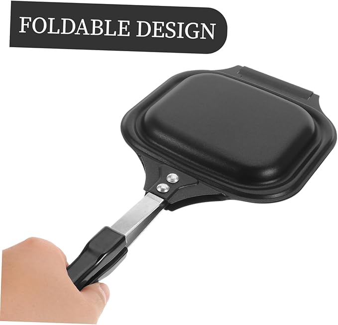 Sandwich Press Stovetop Double Side Grilled Pan Sandwich Baking Tray Detachable Pan for Camping Sandwichmaker