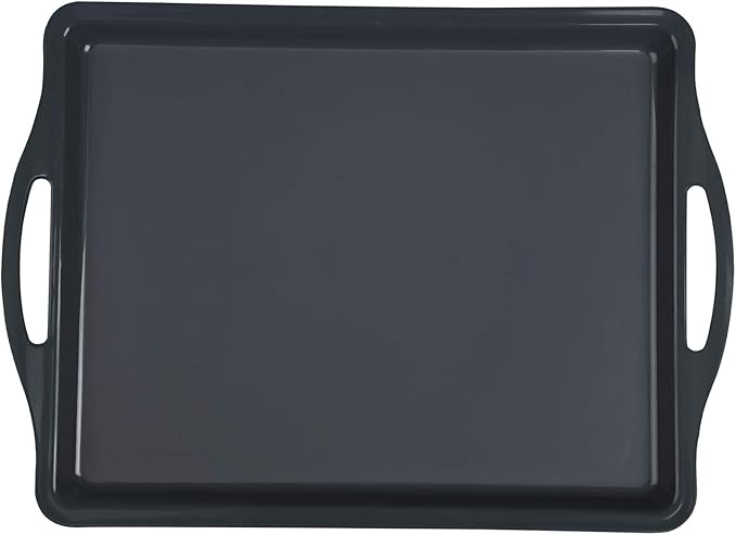 Mintra Home Durable Serving Tray (6pk, Dark Grey)