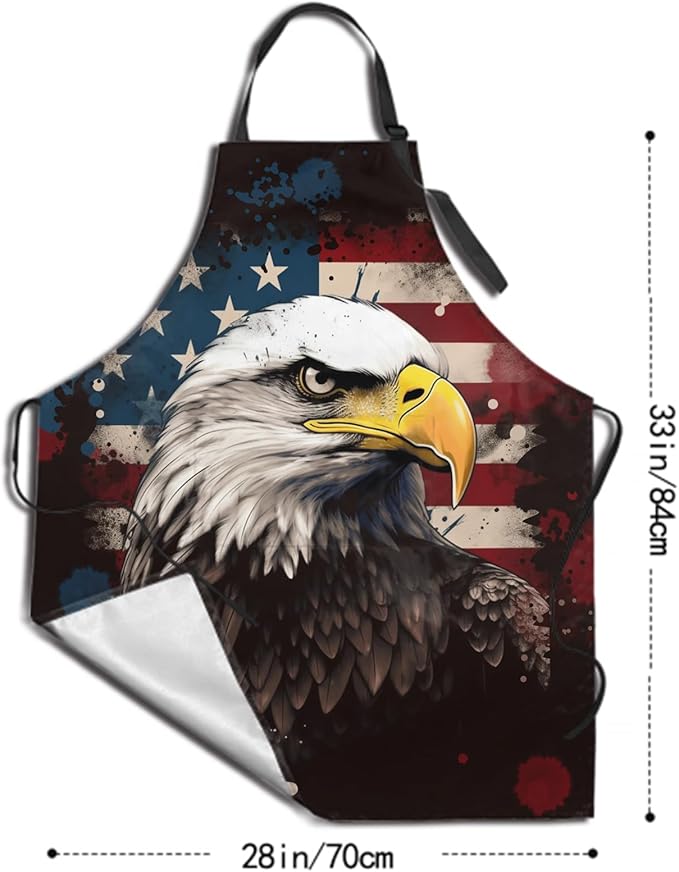 Apron with Pockets Aprons for Women Men Kitchen Chef Apron for Cooking Gardening Server Waitress Painting