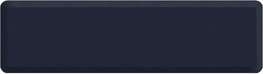 GelPro Anti Fatigue Nonslip Mat: Hard Floor Utility Mats for Garage, Patio and Kitchen - 20" x 72" x .5" - Leather Grain Navy