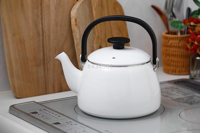 Fuji Hollow Cotton Plus Kettle, 0.8 gal (2.5 L), White CTP-2.5K.W