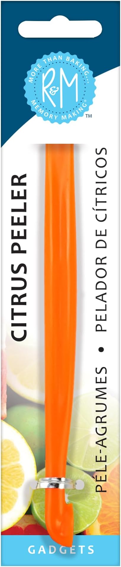 CybrTrayd R&M Long Citrus Peeler, One Size, Yellow