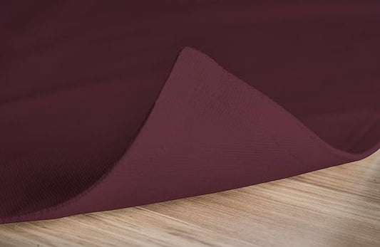 Calicot Placemats Set of 6 100% Cotton Washable Cloth Place Mats, Reusable Table Mats for Spring/Summer & Thanksgiving Christmas Decorations Kitchen Dining Party Wedding (Rouge Brown, 13" x 19")