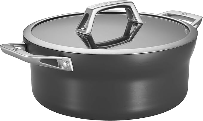 ZWILLING Motion Hard Anodized 5-qt Aluminum Nonstick Dutch Oven