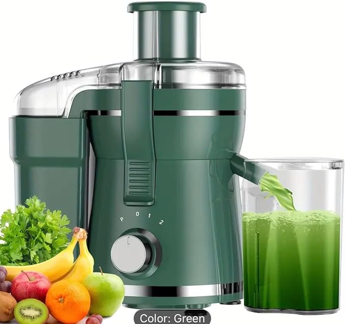 High-Speed Centrifugal Juicer Machine – 600W (Green)