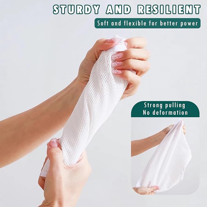 Dayinkes 2PCS Food Grade Silicone Cheese Cloths for Straining, 9.85" Wide Mouth Nut Milk Bag, Reusable Strainer Bag with Fine Mesh Mesh, For Straining Soy Milk, Nut Milk, Yogurt, Celery Juice, Juice