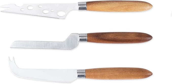 Twine Hard Cheese Knife, Cheese Cutting Knife, Cheese Cutter, Cheese Accessories, Charcuterie Boards Accessories, Set of 1 (Pack of 2)