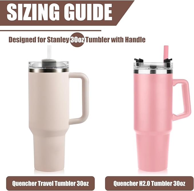 Snack Bowl with Lid for Stanley 30 oz Tumbler with Handle, Silicone Snack Tray Snack Ring for Stanley Cup Accessories, Suitable for Car Cup Holder or Outdoor, Rose Quartz