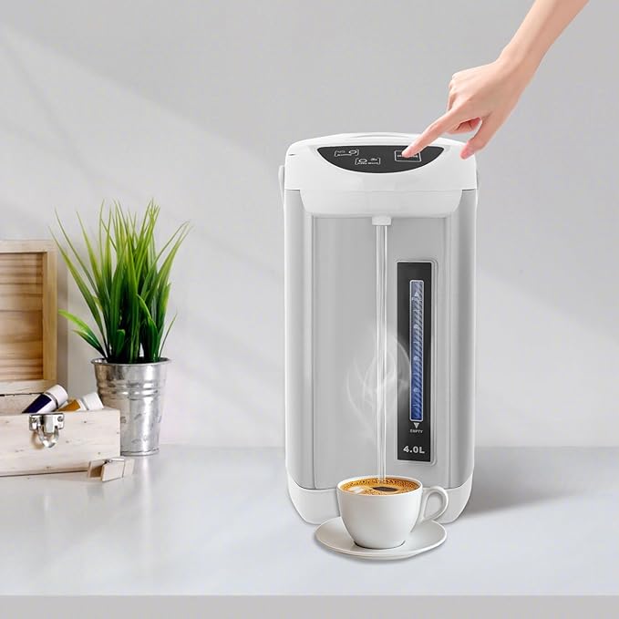 Water Boiler, Electric Hot Water Urn, Stainless Steel Water Boiler for Dining Rooms, Living Rooms, Kitchens, High-Temperature Protection