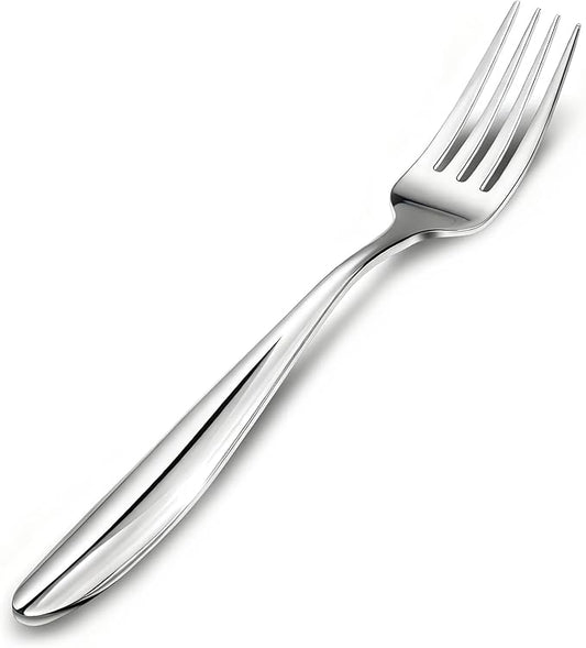 Dinner Forks,18/10 Stainless Steel Silverware Forks,Set of 4,Mirror Finish and Dishwasher Safe