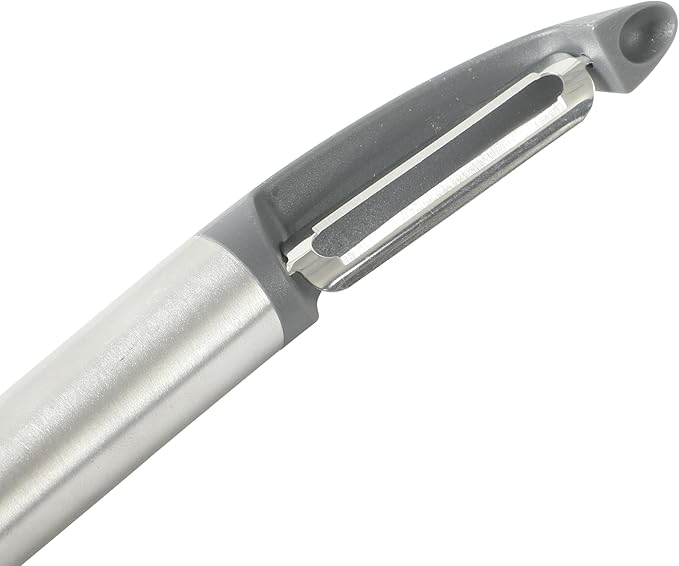 Oster Chadswyck 7.9” Straight Peeler, Stainless Steel Vegetable & Fruit Peeler, Sharp Blade for Potatoes, Carrots & Apples, Dishwasher Safe