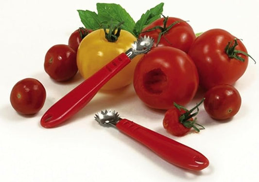 Norpro Stainless Steel Strawberry/Tomato Corer w/Plastic Handle (Pack of 2)