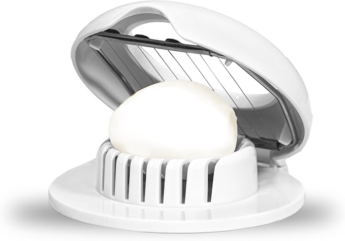Eggs Slicer for Hard Boiled Eggs-Heavy Duty Stainless Steel Wire Multifunction for Strawberry Mushroom Soft Fruits, Easy to Clean 9x4.5 inches