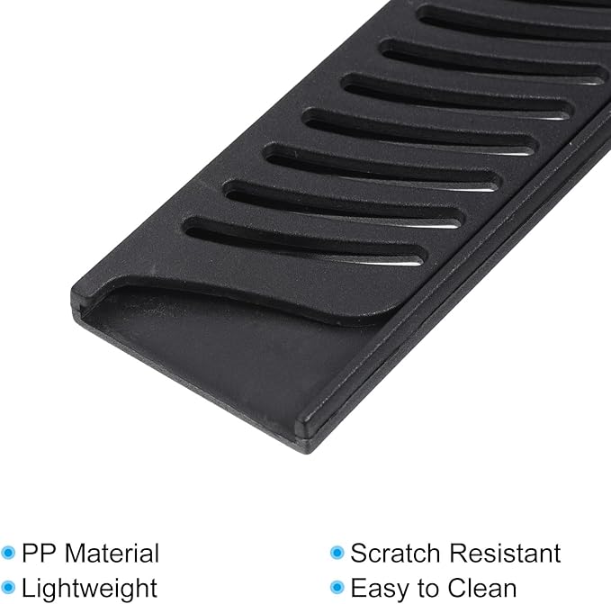 PATIKIL PP Safety Knife Cover Sleeves for 9.5" Carving Knife, 5 Pack Knives Edge Guard Blade Protector Universal Knife Sheath for Kitchen, Black