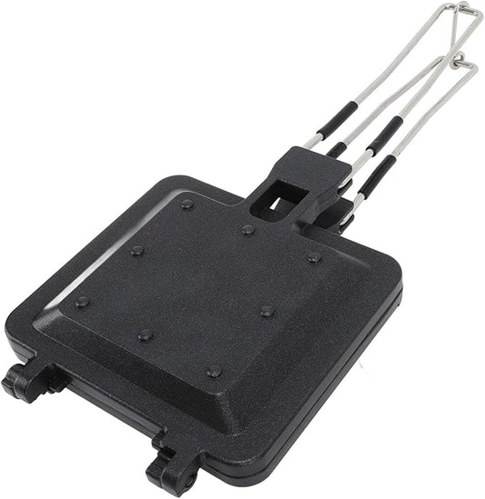 TOPINCN Hot Sandwich Maker, Aluminum Alloy Grilled Panini Maker Pan with Handle, Nonstick Detachable Double Sided Frying Pan for Stove Top, Sandwich Grill Press for Breakfast,