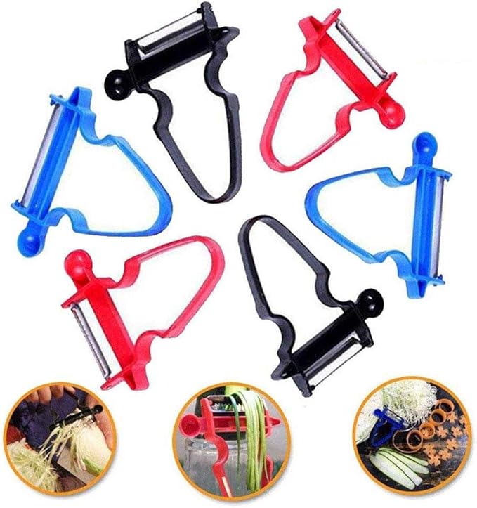 Multi-function Trio Peeler Slicer Set of 3,New Amazing Fruit & Vegetable Peelers Kitchen Starter for Cabbage,Vegetable,Fruit
