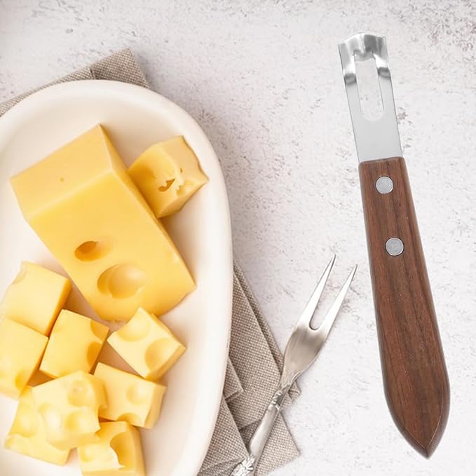 Garneck Stainless Steel Cheese Grater and Lemon Zester Set 2-Piece Handheld Fruit Vegetable Grater for Kitchen Use Washable and Easy to Clean