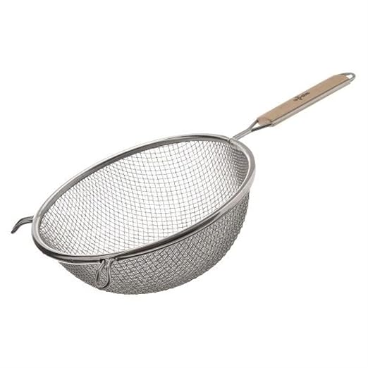 Update International 10-1/4" Fine Double Mesh S/S Strainer