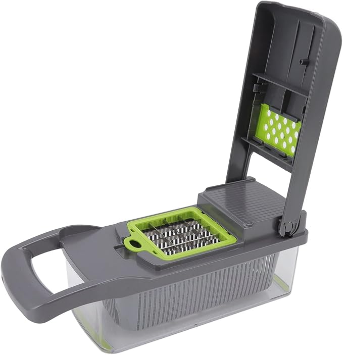 Multifunctional Vegetable Chopper, Food with Mandoline, Egg White Separator, Garlic Grinder for Potato Carrot Onion