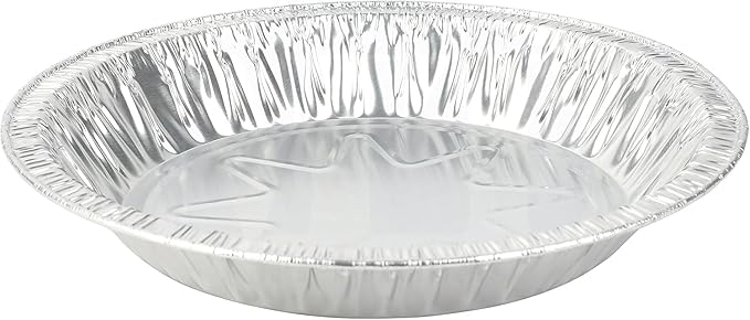 MT Products 8 Inch Outer Rim Disposable Aluminum Foil Tart/Pie Pan 1.25" Deep - Inside Measures 7 inches x 1.25 inches -(Thicker 45 Gauge) (1000 Pieces)