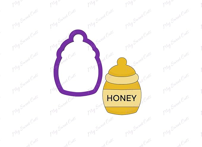 Mini Bee Cookie Cutter Set - Bee Cookie Cutter - Beehive Cookie Cutter - Honey Pot Cookie Cutter - Honey Comb Cookie Cutter