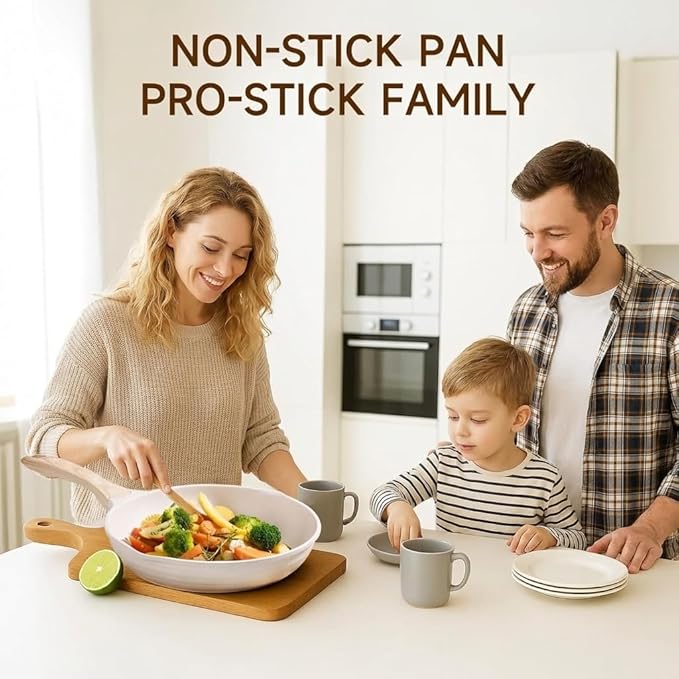 JEETEE 23pcs Pots and Pans Set Non Stick, White Cookware Sets for Kitchen, w/Frying Pans, Saucepans, Sauté & Griddle & Crepe Pan, Induction Cooking Pots (PFOA/PFAS Free)