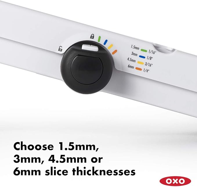 OXO Good Grips V-Blade Mandoline Slicer, White (1155700)