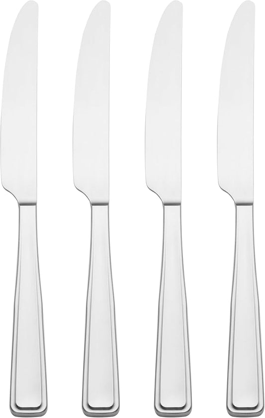 Oneida 898525 Reid Satin Dinner Knives, Set Of 4