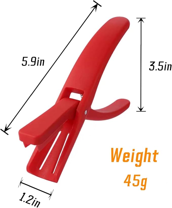 Crawfish Peeler, Crawfish Shucker, Crawfish Sheller Tool for Peeling Cooked Shrimp Tails, Universal Crayfish Shelling Device, Shrimp Peeler Seafood Tool Portable Lightweight Kitchen Gadgets(Red） (3)