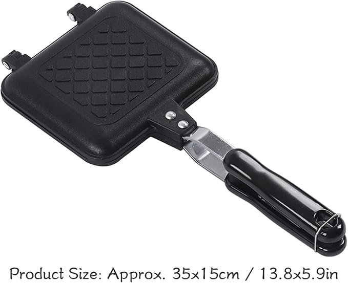 Electric Panini Press, Double Sided Non-Stick Sandwich Maker, Breakfast Grill for Thick Fillings, Portable and Easy to Clean