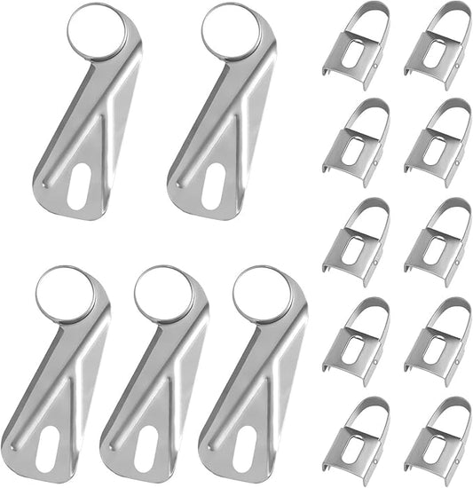 15pcs Apple Peeler Replacement Blades, Universal Stainless Steel 10pcs Peeling Blades with 5pcs Slicing and Core Removing Blades for Kitchen Restaurant Picnic Easy to Install