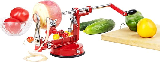 Apple peeler and corer with Powerful Suction base Apple peeler slicer corer with stainless steel blades for pears potato peelers