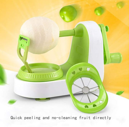 Apple peeler, Apple Peeler Slicer,multi-function fruit peeler, vegetable, fruit peeler, pear potato slice movement, peeling machine fast manual setting with 8 blade slicer pear peelerAdd a splitter