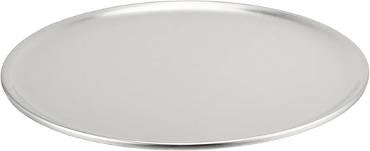 New Star Foodservice Restaurant-Grade Aluminum Pizza Pan, Baking Tray, Coupe Style (10-Inch (Pack of 6))
