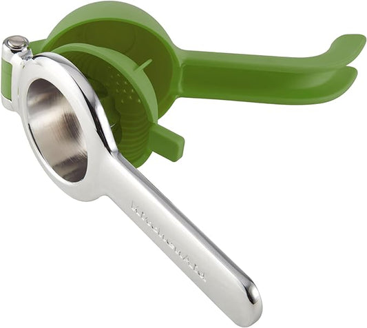KitchenAid Citrus Juice Press Squeezer for Lemons and Limes with Seed Catcher and Pour Spout, 8 Inch