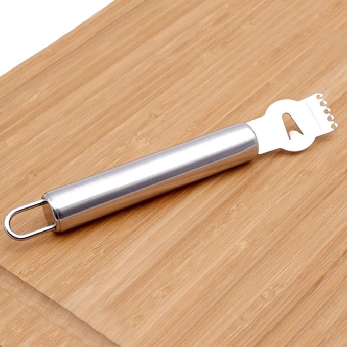 PRETYZOOM Stainless Steel Citrus Peeler Zester for Effortless Lemon Preparation Easy to Clean Dishwasher Safe Kitchen Tool Comfortable Grip Handle