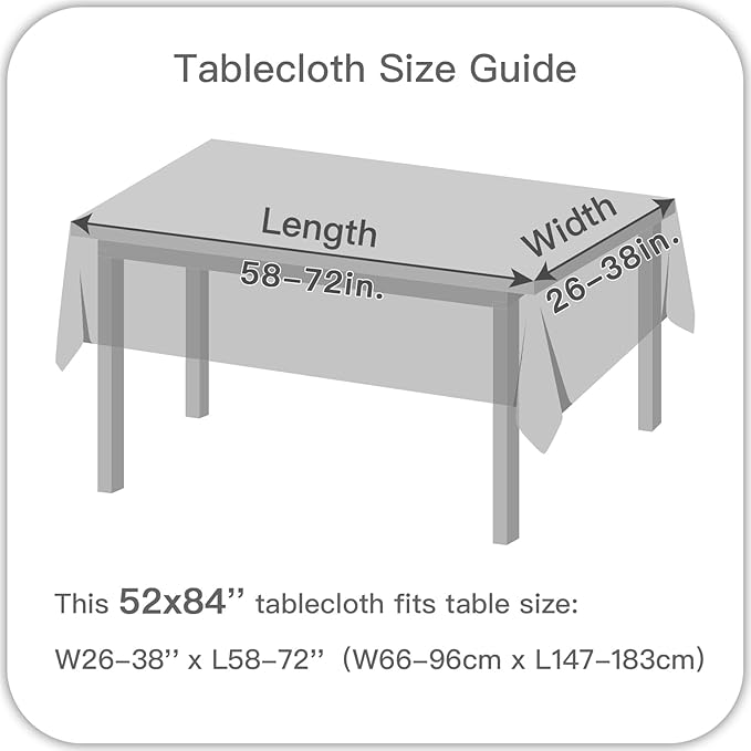 maxmill Rectangle Tablecloth Weaved Texture Design Water Resistant Wrinkle Free Spill-Proof, Soft Table Cloth for Dining Room Decoration, Banquet Parties Event Holiday Dinner, 52 x 84 Inch Burgundy