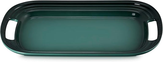Le Creuset Stoneware Serving Platter, 16.25", Artichaut