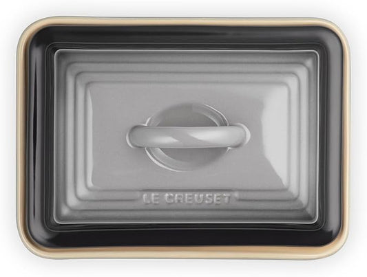 Le Creuset Stoneware European Butter Dish, Oyster