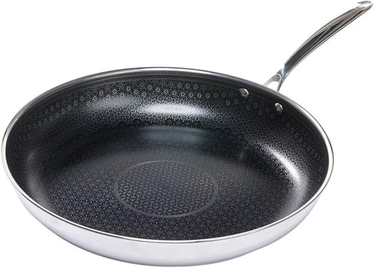 Black Cube CeramicQR Cookware Made in France Quick Release Fry Pan-Ceramic Non-Stick Skillet-For Induction Cooktops, 11-Inch